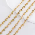 Vintage gold stainless steel cat paw shape DIY jewelry making chain for necklace - Little Pony / 5x8mm (1 Meter/Pack) / Gold