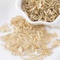 Premium silver-lined champagne gold glass bugle beads for handmade DIY jewelry crafts - 10g Pack / Light gold