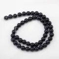 Sparkling dark blue star glass beads for DIY handmade bracelet necklace jewelry making - Starry Purple / 8mm (Approx 45 Beads) / 1 String