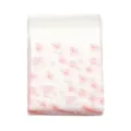 100pcs transparent self-sealing food bags with pink heart pattern for cookies and snacks - 100 Pcs/Pack / Pink White Clear Heart