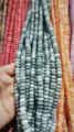 Grey and white 4x8mm ice-cracked jade abacus disc beads for DIY handmade jewelry - 50 Pieces/Pack / Nanshan Misty Rain