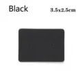 Professional black rectangle earring display card in 3.5x2.5cm size for jewelry - 50 Sheets / Black