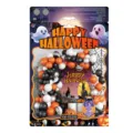 Detailansicht des Halloween-Ballonbogen-Sets mit Geist- und Eulen-Folienballons - 54 Stück Küken 02 Stil