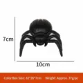 Διακόσμηση αράχνης Halloween με διαστάσεις 10x7cm και λεπτομέρειες βάρους - Μονή Μαύρη Αράχνη