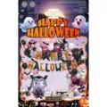 Verpackungsansicht eines Halloween-Ballon-Sets mit Geistern und Vampir-Folienballons. - 52 Stück Vampir Mädchen 01 Stil