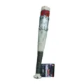 Close-up of bloody plastic baseball bat toy prop for kids Halloween cosplay costume - Silver Baseball Bat (88) / Silver Style