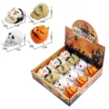 Set de 12 juguetes de cuerda de Halloween con cabezas de calabaza, calavera y vampiro - Juego de 12 / Halloween 4 Styles Mixed