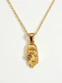 Elegante Gold Edelstahl Hamsa Hand Anhänger Halskette mit funkelndem Rosa Herz Kristall - Rosa Zirkonia Halskette / Rosa