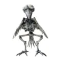 Decoración de esqueleto de cuervo de Halloween realista para adornos de fiestas temáticas - Esqueleto de Cuervo