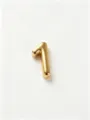 Gouden nummer 1 metalen bedel hanger voor DIY armband sieraden accessoire mode - Cijfer 1