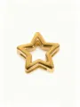 Mooie gouden ster vormig metaal DIY bedel hanger voor armband sieraden accessoire variant - Pentagram