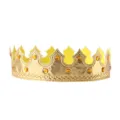 Goldene Königskrone für Kinderfeste Aufführungen und Geburtstagskostüme - Straß-Dekoration / Goldene Krone