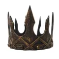 Corona de rey medieval de bronce vintage para Halloween y fiestas de disfraces elegantes - Talla única / Corona de Rombos Bronce