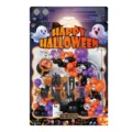 Halloween-Ballonbogen-Set Modell YW-05248 mit Geist- und Kürbis-Partydekorationen - 57 Stück Kürbisauge 03 Stil