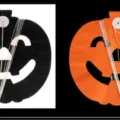 Decoración de guirnalda de papel de calabaza de Halloween en colores negro y naranja - Guirnalda de Calabaza Negra y Amarilla