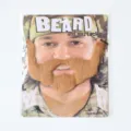 Realistisches ingwerbraunes Set aus falschem Bart und Schnurrbart für Kostüme - Luoyige Stil Bart / Braun