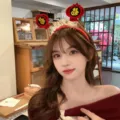 Diadema roja festiva de Año Nuevo con linternas y espumillón dorado para celebraciones - Diadema Bendición de Linterna / Talla única