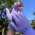 Herbst Winter gebreide touchscreen handschoenen man vrouw, warme thermische pluche handschoenen. - Eén maat / Kerst hoofdbedekking paars