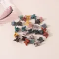 Assorted colorful 2cm gradient butterfly hair clips for versatile hair styling and fringes - Butterfly Style / Single Piece / Morandi Colors