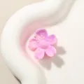 Piccola molletta per capelli a fiore di ciliegio rosa perlato 2,5 cm per acconciature - Stile Fiore di Ciliegio / 2.5cm / Rosa Fucsia Perlato