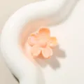 Elegante molletta per capelli a fiore di ciliegio pesca perlato da 2,5 cm - Stile Fiore di Ciliegio / 2.5cm / Rosa Corallo Perlato
