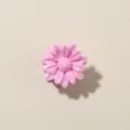 Mini molletta per capelli a forma di margherita rosa cangiante 2,5cm per frangia. - Stile Margherita / 2.5cm / Rosa Fucsia Perlato