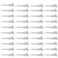 Set of 40 silver metal duckbill hair clips for professional styling and positioning - Small (4.5cm) / 40Pcs Pack