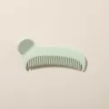 Light green hair clip comb tool for fringe styling and high cranial top volume - Glossy Light Green