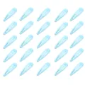 Set mit 25 hellblauen Dopamin-Haarspangen für Damen in eleganter Wassertropfenform Design - 25 Stück/Packung / Himmelblau