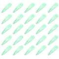 Packung mit 25 mintgrünen Haarklammern in Wassertropfenform für Damen Haarschmuck - 25 Stück/Packung / Hellgrün
