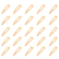 Set mit 25 blassorangen Dopamin-Wasserstropfen-Haarspangen für Damen-Frisuren - 25 Stück/Packung / Hellorange