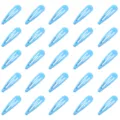 25er Pack hellblaue Wassertropfen-Haarspangen vielseitiges Mode-Haar-Accessoire-Set - 25 Stück/Packung / Blau