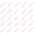 Set mit 25 zartrosa Haarspangen in Tropfenform für Damen und Mädchen Frisuren - 25 Stück/Packung / Hellrosa