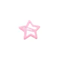 Bella clip per capelli a stella rosa per un look moderno e decisamente molto dolce - Stella a Cinque Punte (3.2CM) / 1 Pezzo / Rosa