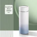 Draagbare 300ml 316 roestvrijstalen thermosfles met een stijlvol blauw kleurverloop - 300ml / Gradiënt Blauw