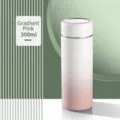 300ml draagbare 316 roestvrijstalen vacuümgeïsoleerde thermosfles met roze kleurverloop - 300ml / Gradiënt Roze