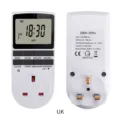 Prise minuteur numérique prise UK, programmateur d'alimentation avec écran LCD. - Prise UK