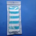 Calze lunghe a righe sopra il ginocchio da donna, calzettoni colorati per ragazze. - Taglia unica / Strisce larghe blu e bianche