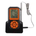 Thermometre de viande numerique sans fil pour BBQ et cuisine avec sonde et minuteur. - Noir
