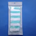 Fashionable striped over-the-knee socks for women, comfortable long knit stockings. - One Size / Mint Green Wide Stripes