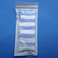 Blue and white striped over-the-knee socks for women, fashionable long tube socks packaged nicely. - One Size / Lake Blue and White Wide Stripes