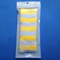 Yellow and white striped over-the-knee socks for women, fashionable long tube socks packaged well. - One Size / Yellow and White Wide Stripes
