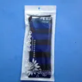 Women's striped over-the-knee socks, fashion high tube long stockings for daily wear. - One Size / Blue and Black Wide Stripes
