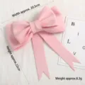 Grote roze strik taarttopper decoratie met afmetingen en gewicht specificaties - Roze