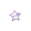 Fermaglio per capelli a stella viola alla moda per frangia e styling dei capelli - Stella a Cinque Punte (3.2CM) / 1 Pezzo / Viola
