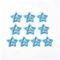 Set di 10 fermagli per capelli BB a forma di stella blu cielo per un perfetto styling - 3.2cm / Confezione da 10 / Blu scuro