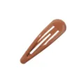 Eleganter dunkelbrauner Haarclip in Tropfenform für Damen im koreanischen Stil BB Clip - Einzelstück / Rotbraun