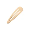 Einzelne beige wasserdrop-förmige BB-Haarklammer mit glänzender Oberfläche - Einzelstück / Hellbeige