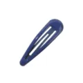 Glänzende dunkelblaue Haarspange in Tropfenform für Damen und Mädchen für den Alltag - Einzelstück / Marineblau
