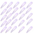 Set mit 20 pastellvioletten Haarspangen in Tropfenform für Damen und Mädchen Zubehör - 25 Stück/Packung / Taroviolett